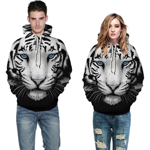 3D Tiger Print Unisex Sweatshirts